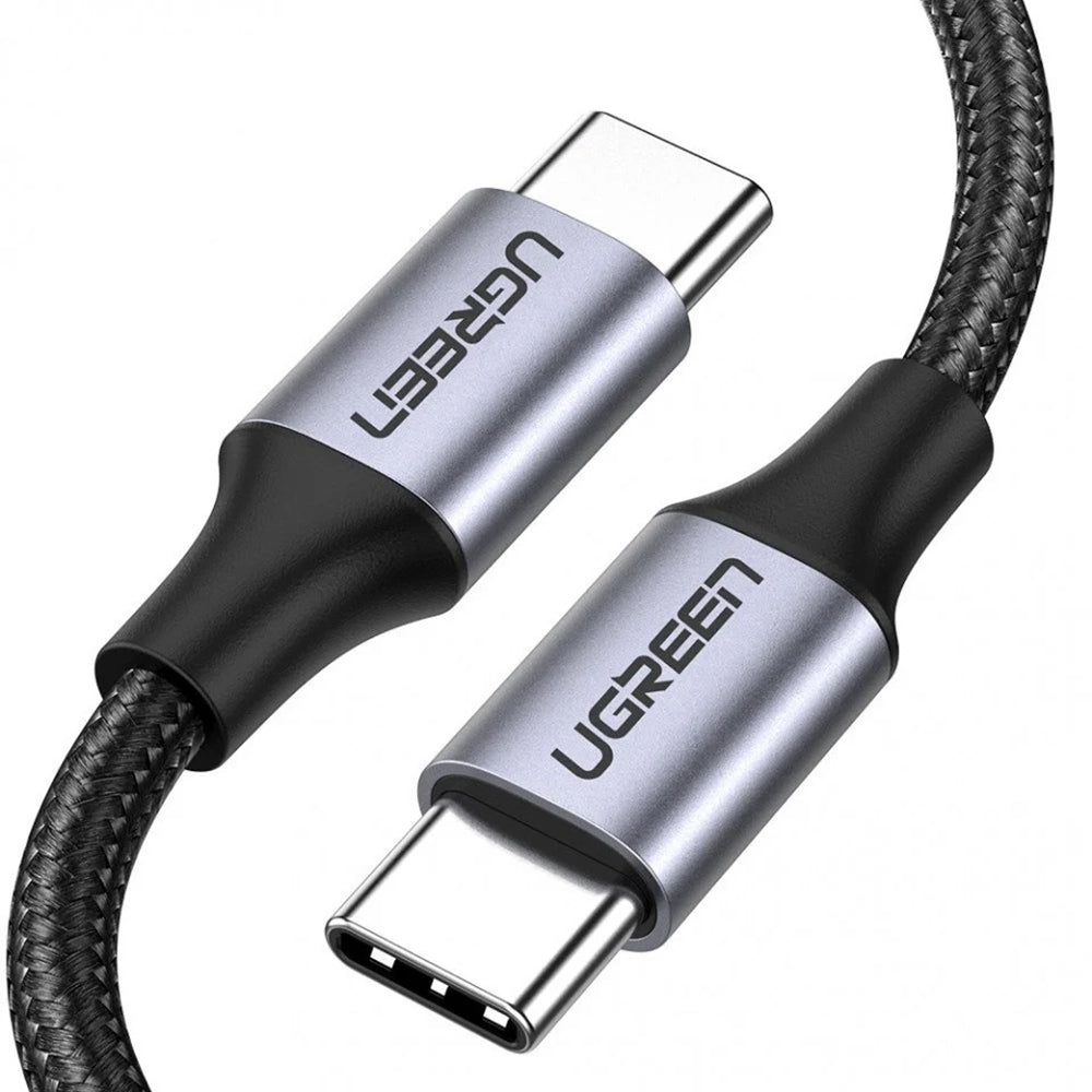 USB-C – USB-C kabel za prijenos podataka i punjenje UGREEN US261 (50152), 60 W, 2 m, sivi