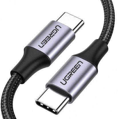 USB-C – USB-C kabel za prijenos podataka i punjenje UGREEN US261 (50152), 60 W, 2 m, sivi