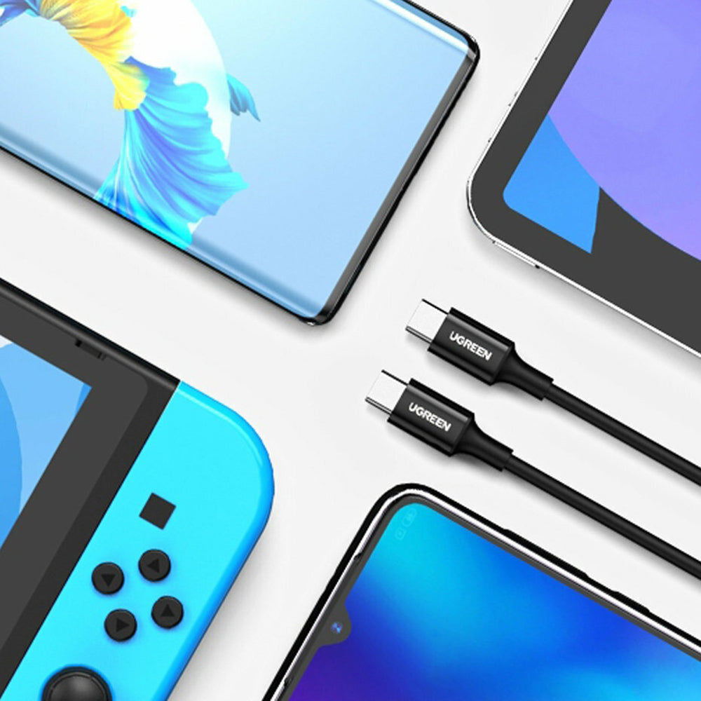 Kabel za podatke i punjenje USB-C - USB-C UGREEN US300 (80371), 100W, 1m, Crni