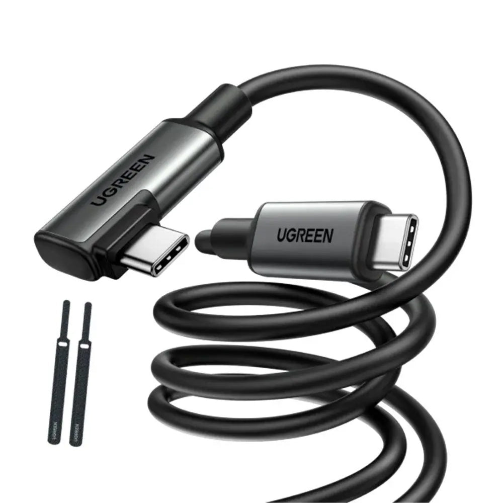 Kabel za podatke i punjenje USB-C - USB-C UGREEN US551 (90629) Angled, 60W, 5m, Crni
