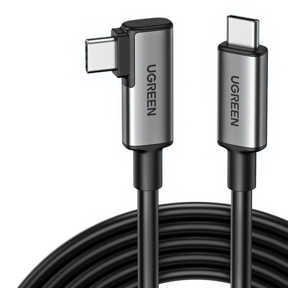 Kabel za podatke i punjenje USB-C - USB-C UGREEN US551 (90629) Angled, 60W, 5m, Crni