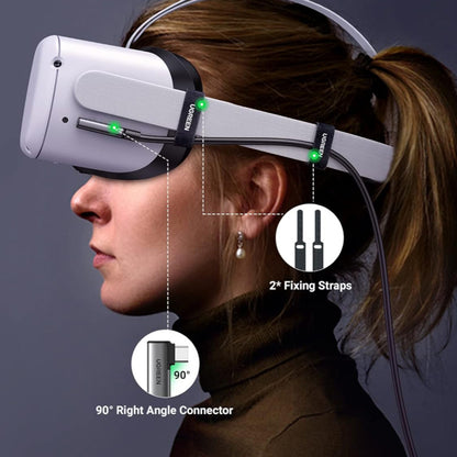 Kabel za podatke i punjenje USB-C - USB-C UGREEN US551 (90629) Angled, 60W, 5m, Crni