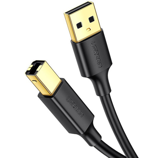 Kabel za pisač UGREEN US135, USB-A - USB-B, 3m, Crni