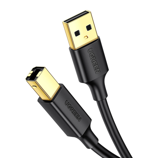 Printer kabel UGREEN US135, USB-A - USB-B, 5m, Crni