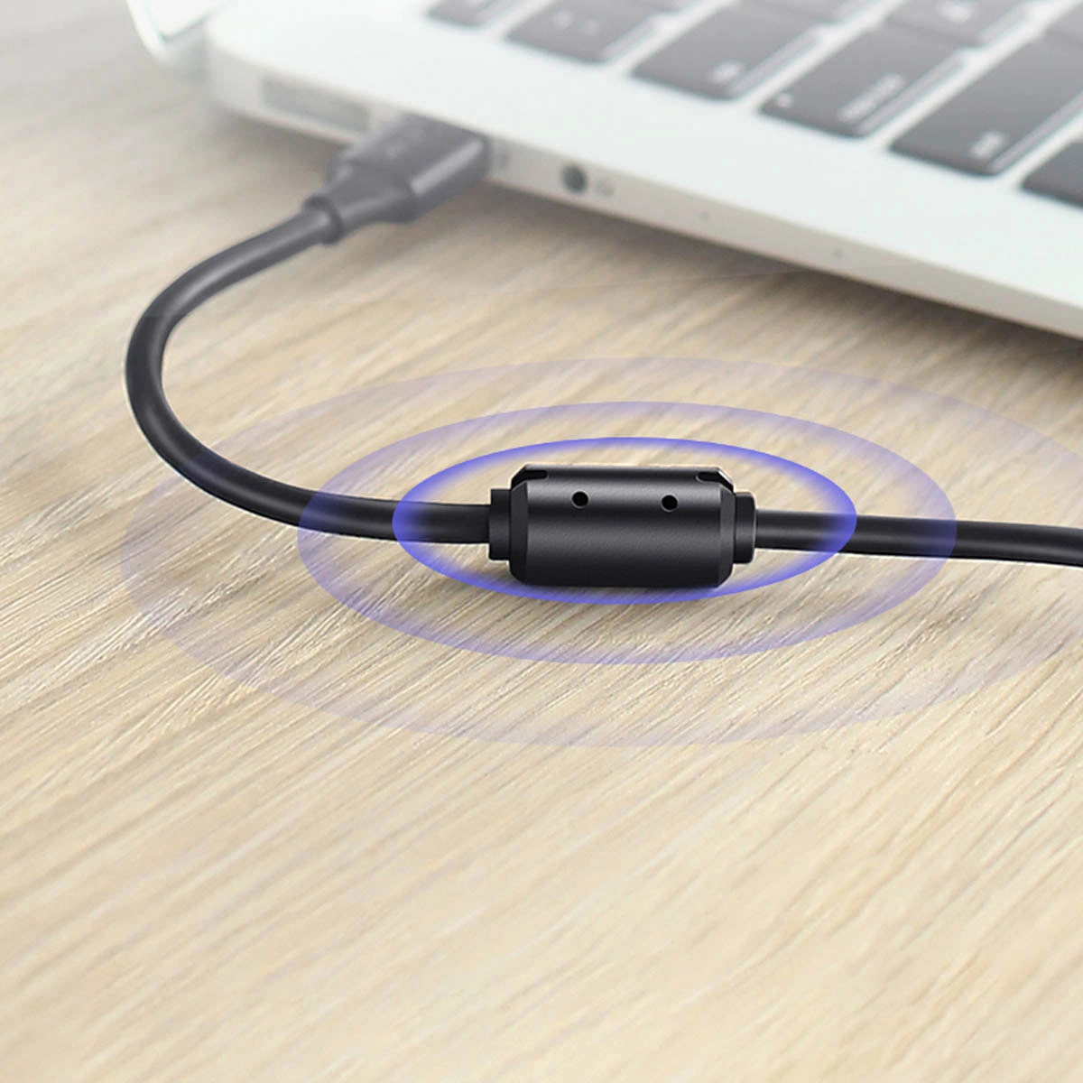 Printer kabel UGREEN US135, USB-A - USB-B, 5m, Crni