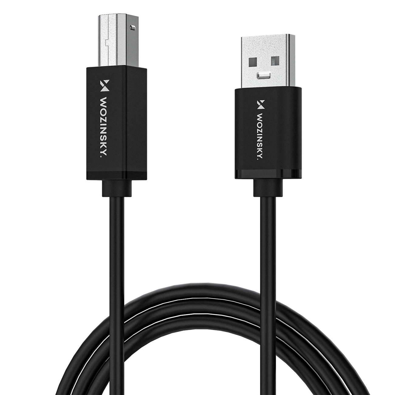 Kabel za pisač WZK WKDDY3S, USB-A - USB-B, 2m, Crni