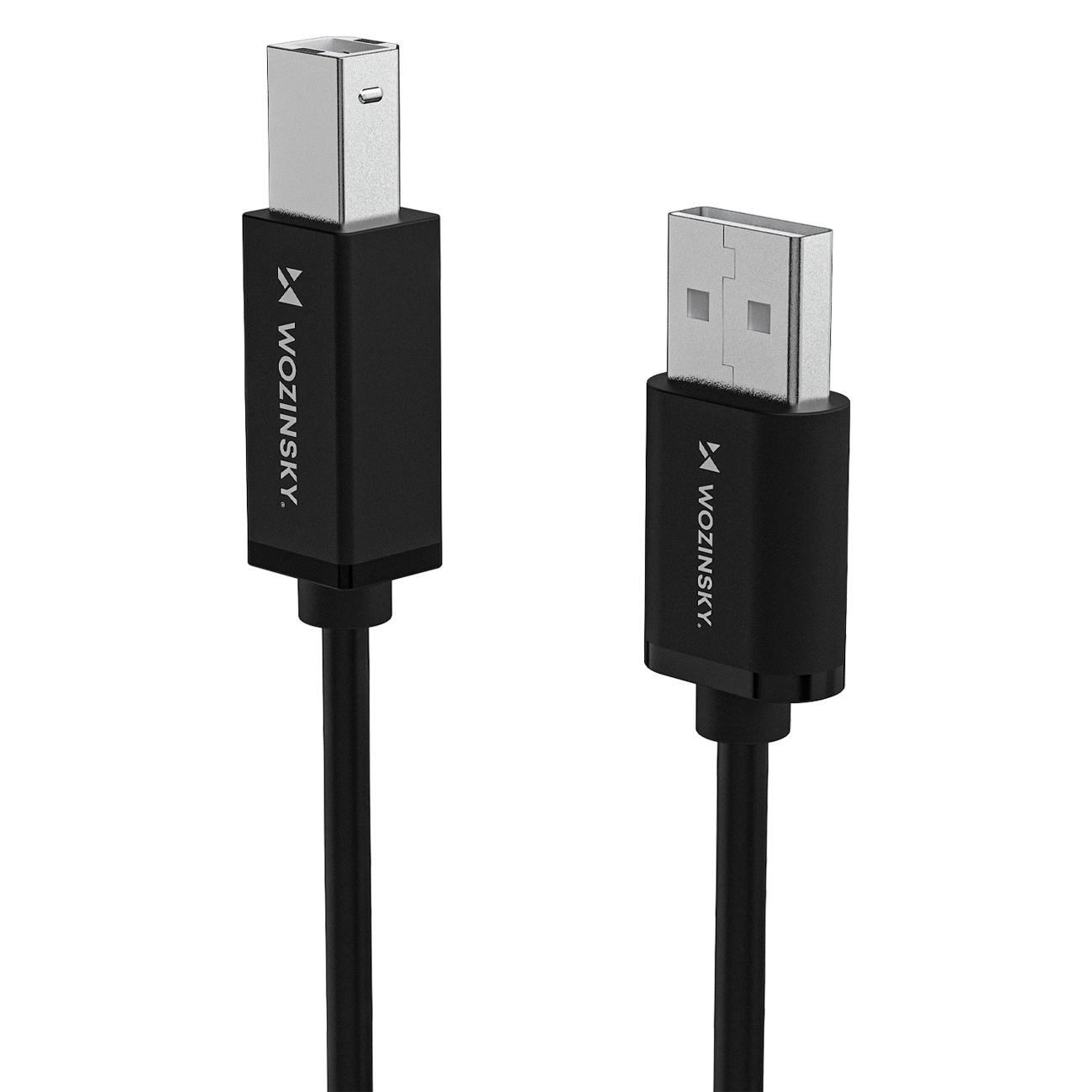 Kabel za pisač WZK WKDDY3S, USB-A - USB-B, 2m, Crni