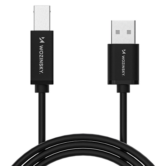Kabel za pisač WZK WKDDY3S, USB-A - USB-B, 2m, Crni