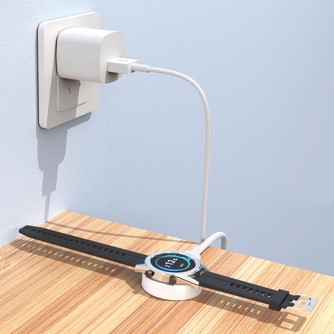 Bežični punjač Dudao A12H za Huawei Watch Series, USB-A, Bijeli