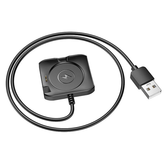 Kabel za punjenje za Smartwatch HOCO Y28, USB-A, Crni