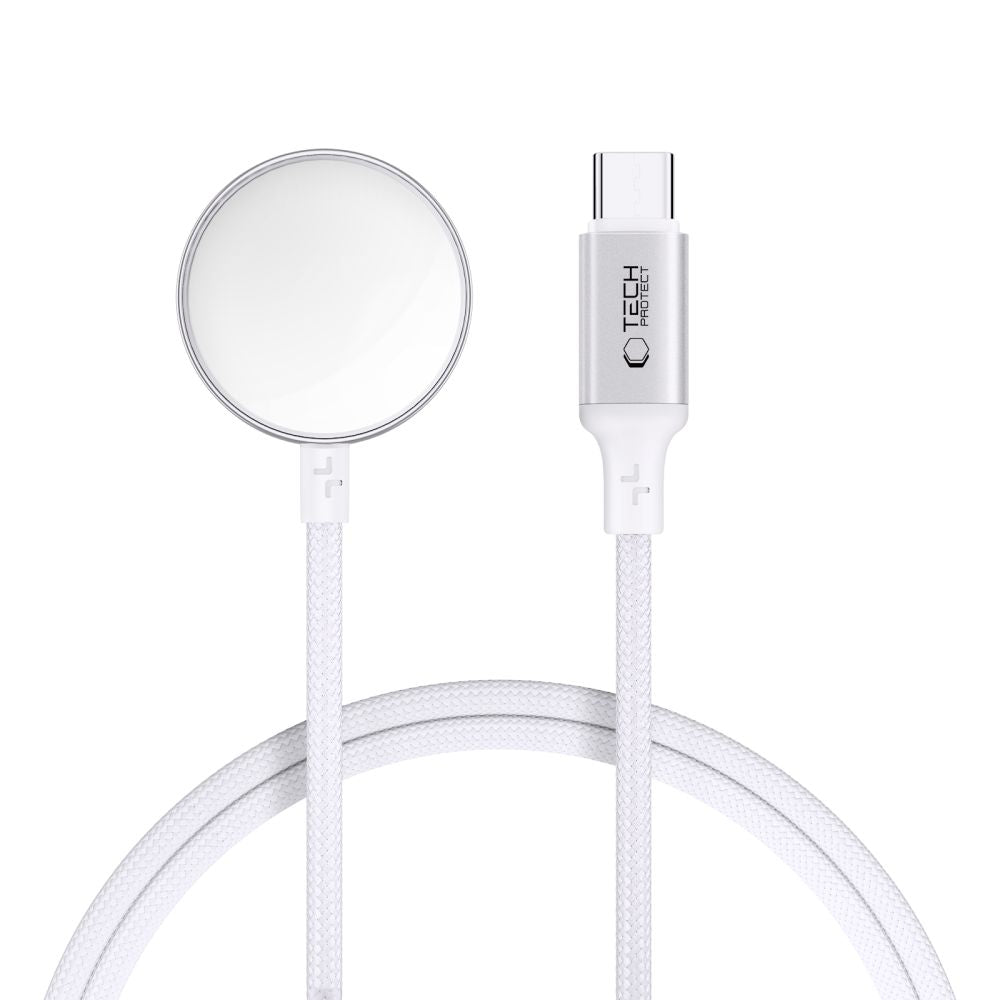 Kabel za punjenje Tech-Protect MC02 Ultraboost C za Apple Watch Series, Bijeli