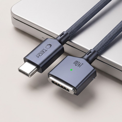 Kabel za punjenje Tech-Protect MMC01 Ultraboost, USB-C - MagSafe 3, 140W, 3m, Tamnoplava