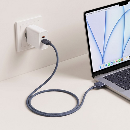 Kabel za punjenje Tech-Protect MMC01 Ultraboost, USB-C - MagSafe 3, 140W, 3m, Tamnoplava