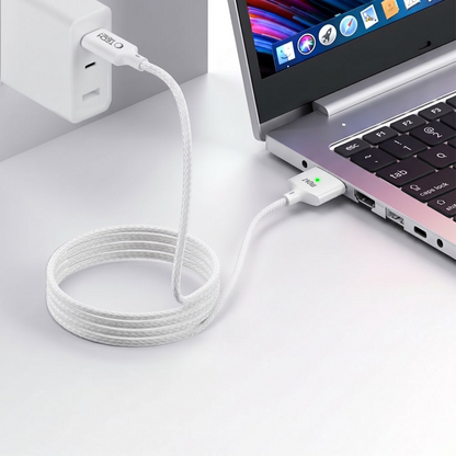 Kabel za punjenje Tech-Protect MMC01 Ultraboost, USB-C - MagSafe 3, 140W, 2m, Bijela