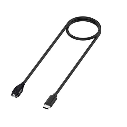 Kabel za punjenje Techsuit TGC2 za Garmin Watch Fenix / vivoactive serije, USB-C, Crni