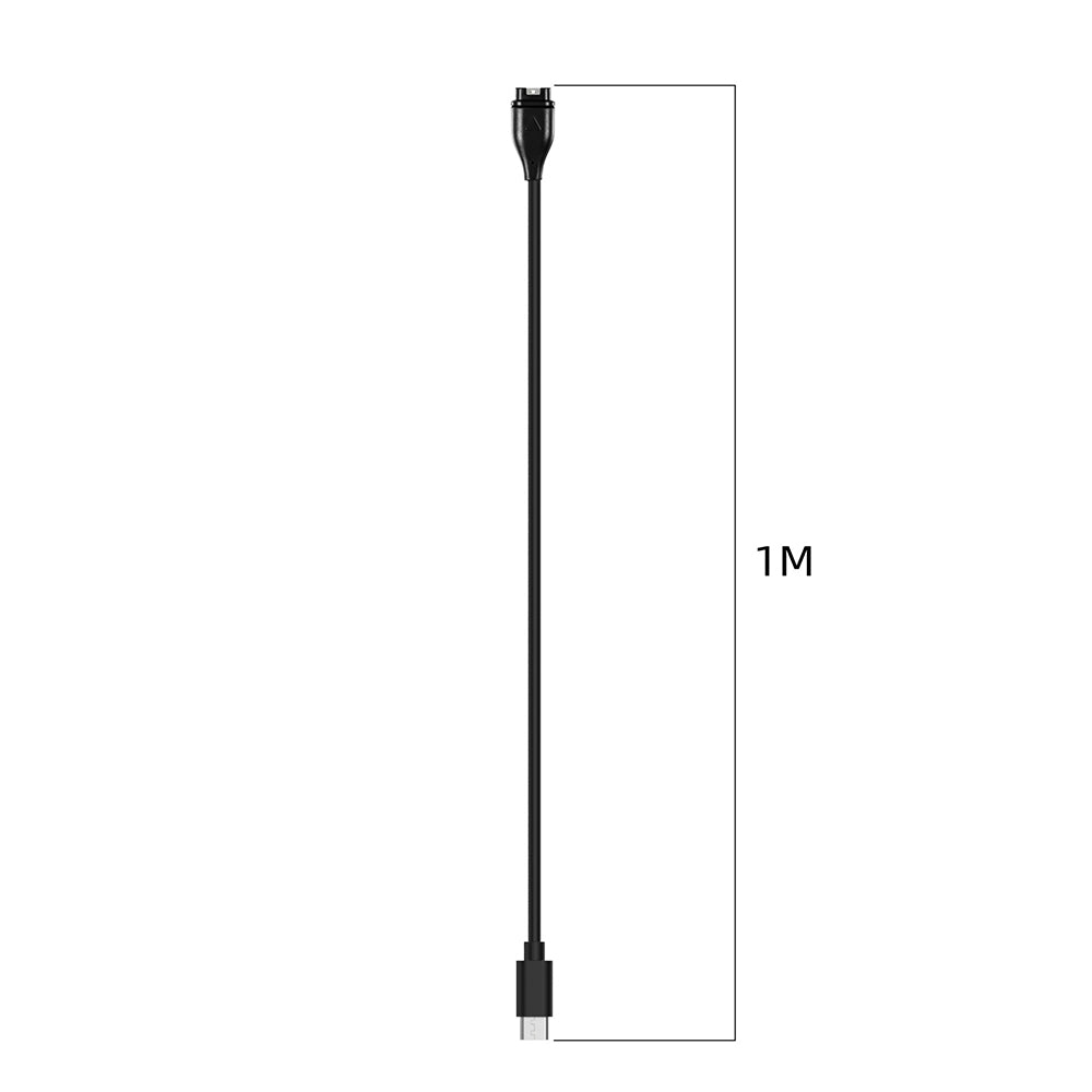 Kabel za punjenje Techsuit TGC2 za Garmin Watch Fenix / vivoactive serije, USB-C, Crni