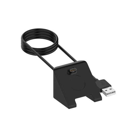 Kabel za punjenje Techsuit TGC3 za Garmin Fenix 5 Plus / 7X / 6X / 6 / 5, USB-A, Crni