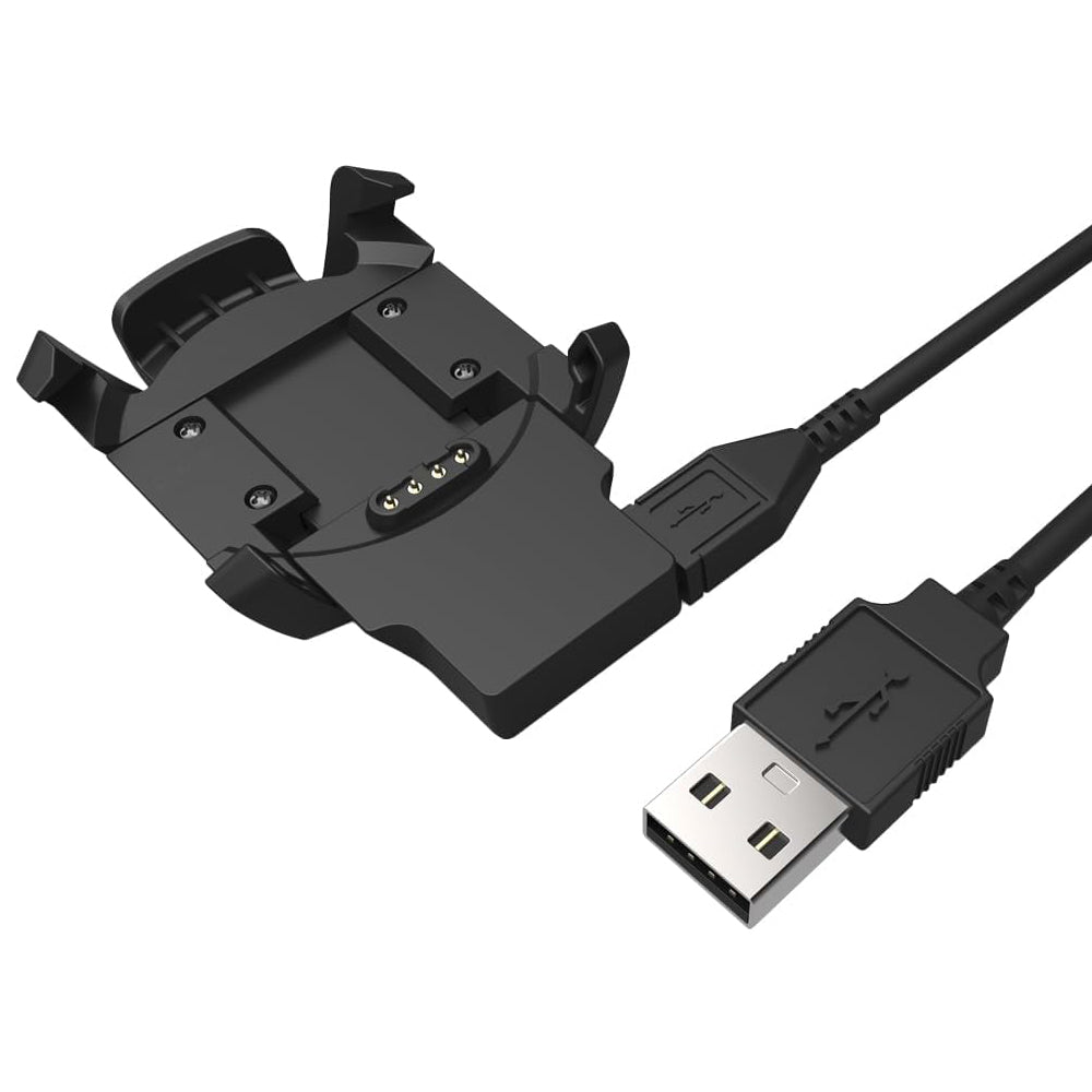 Kabel za punjenje Techsuit TGC5 za Garmin Fenix 3 Sapphire / 3 HR / 3, USB-A, Crni