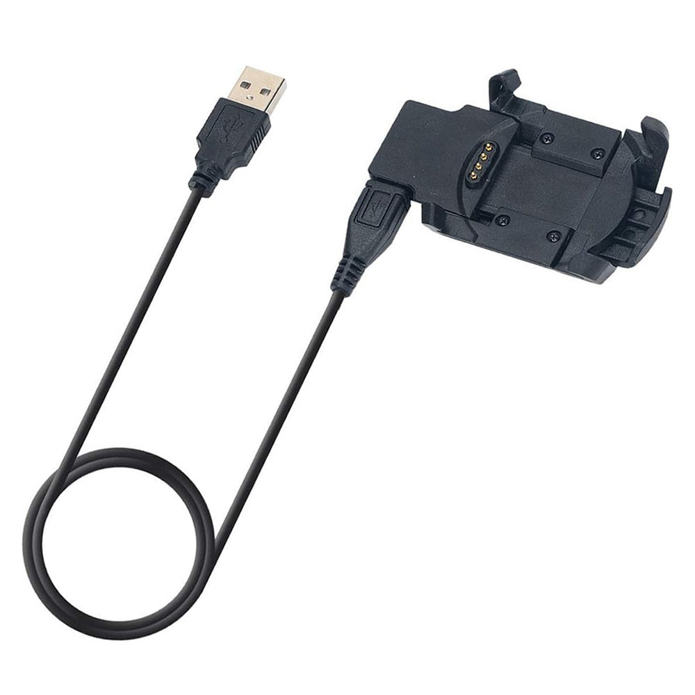 Kabel za punjenje Techsuit TGC5 za Garmin Fenix 3 Sapphire / 3 HR / 3, USB-A, Crni