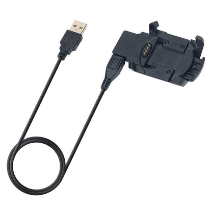 Kabel za punjenje Techsuit TGC5 za Garmin Fenix 3 Sapphire / 3 HR / 3, USB-A, Crni