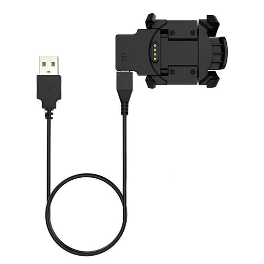 Kabel za punjenje Techsuit TGC5 za Garmin Fenix 3 Sapphire / 3 HR / 3, USB-A, Crni