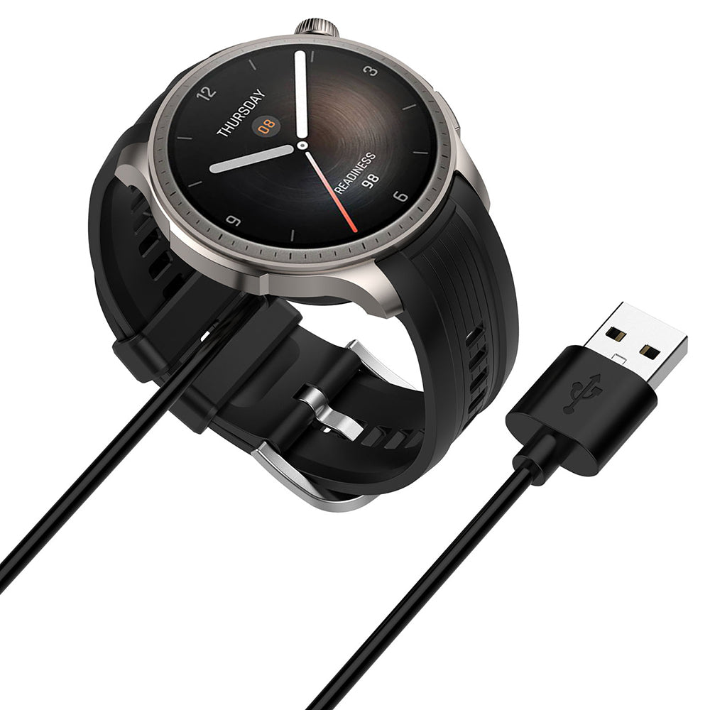 Kabel za punjenje Techsuit THA4 za Amazfit T-Rex 3 / Balance, USB-A, Crni