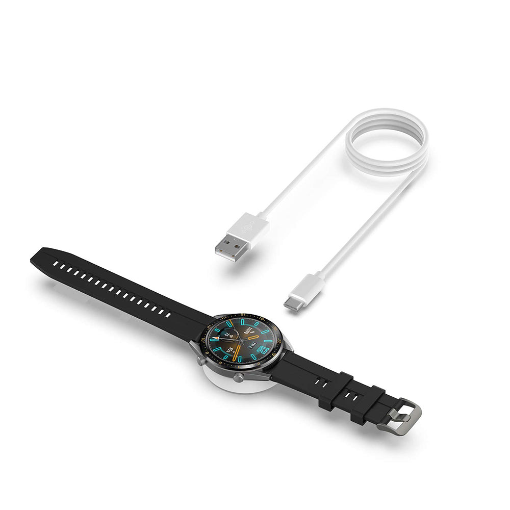 Kabel za punjenje Techsuit THC3 za Honor Watch / Huawei Watch seriju, USB-A, Bijeli