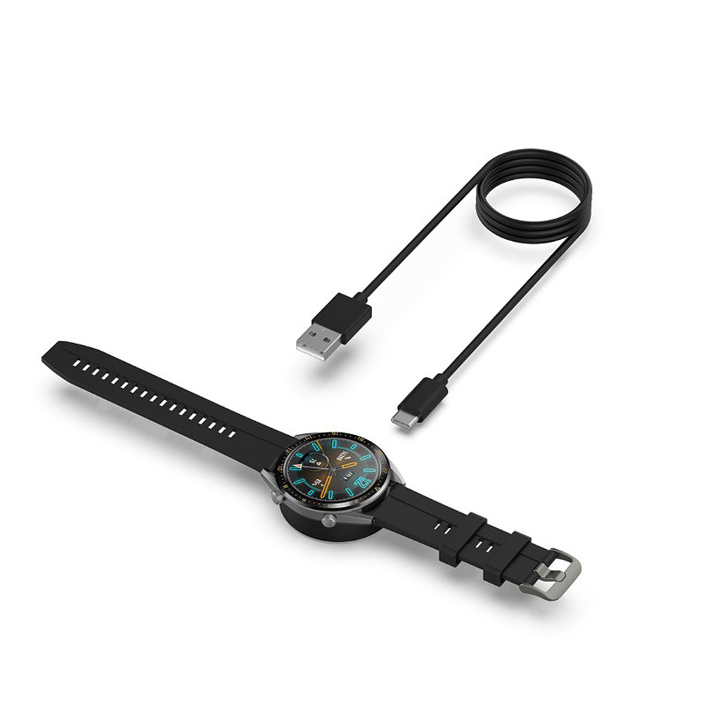 Kabel za punjenje Techsuit THC3 za Honor Watch / Huawei Watch seriju, USB-A, Crna