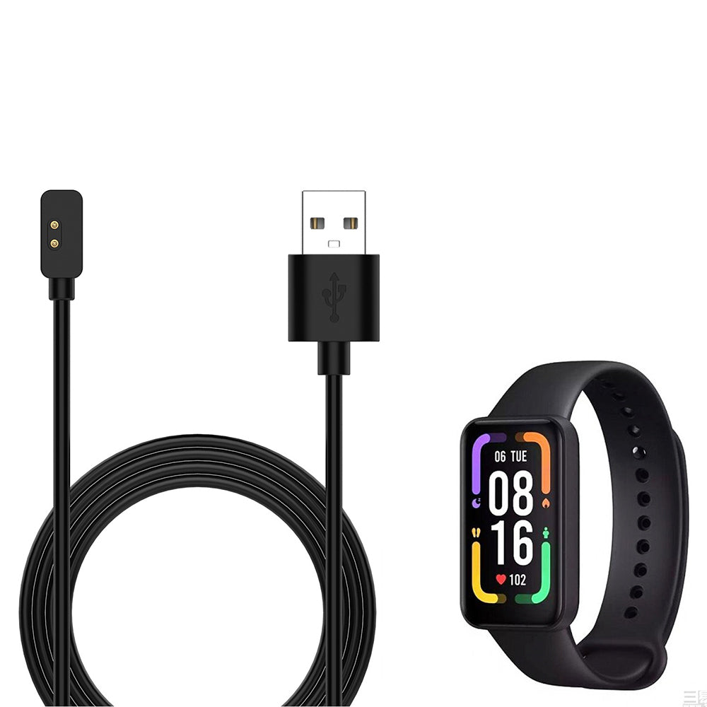 Kabel za punjenje Techsuit TXC2 za Xiaomi Smart Band 7 Pro / Redmi Watch 2 / Watch 2 Lite, USB-A, Crni