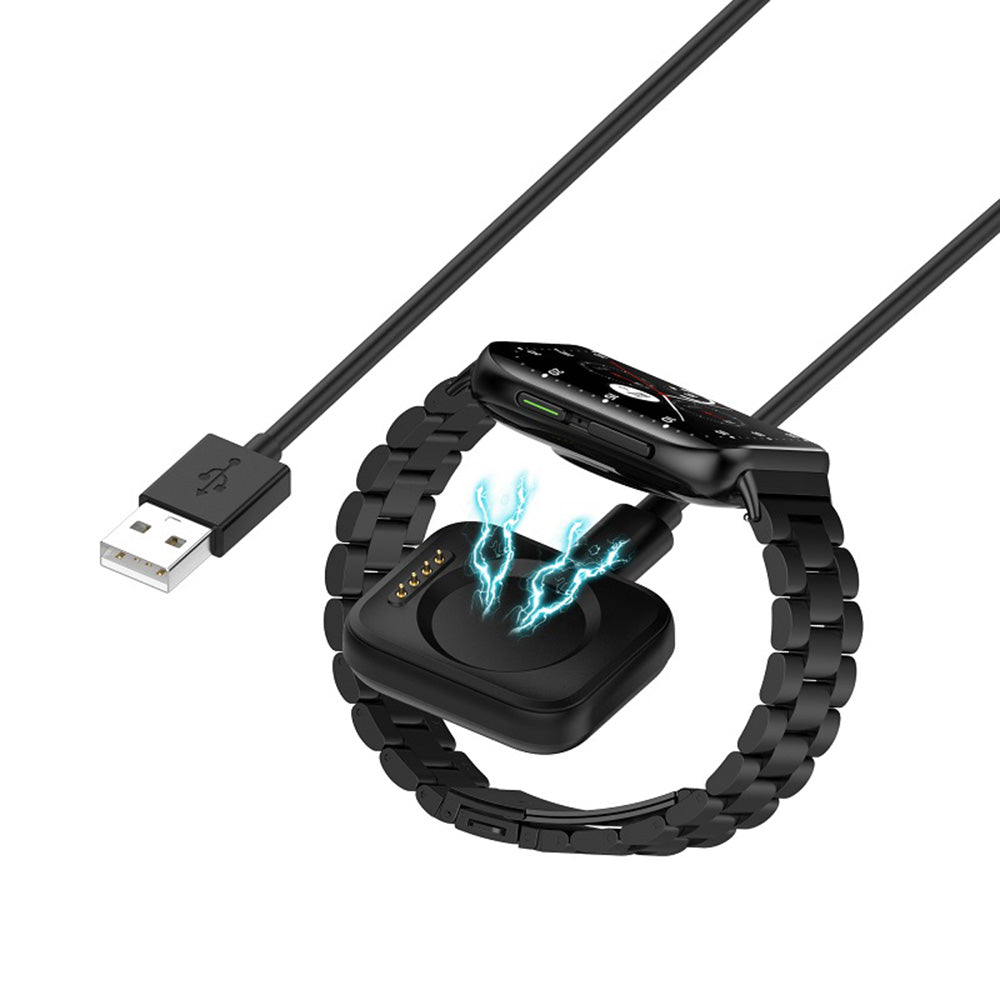 Kabel za punjenje Techsuit TXC8 za Oppo Watch / OnePlus Watch seriju, USB-A, Crna