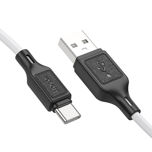 Kabel za prijenos podataka i punjenje USB-A - USB-C HOCO X90, 60W, 1m, Bijeli