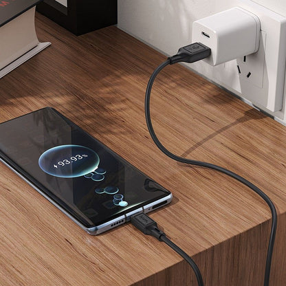 Kabel za prijenos podataka i punjenje USB-A - USB-C HOCO X90, 60W, 1m, Crni