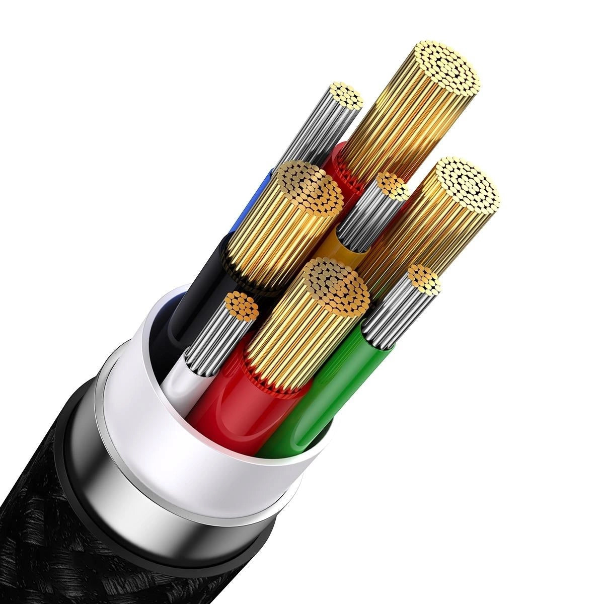 Kabel za punjenje USB-A / USB-C - Lightning / microUSB / USB-C Baseus Flash Series II 3u1, 100W, 1.2m, Crni CASS030101