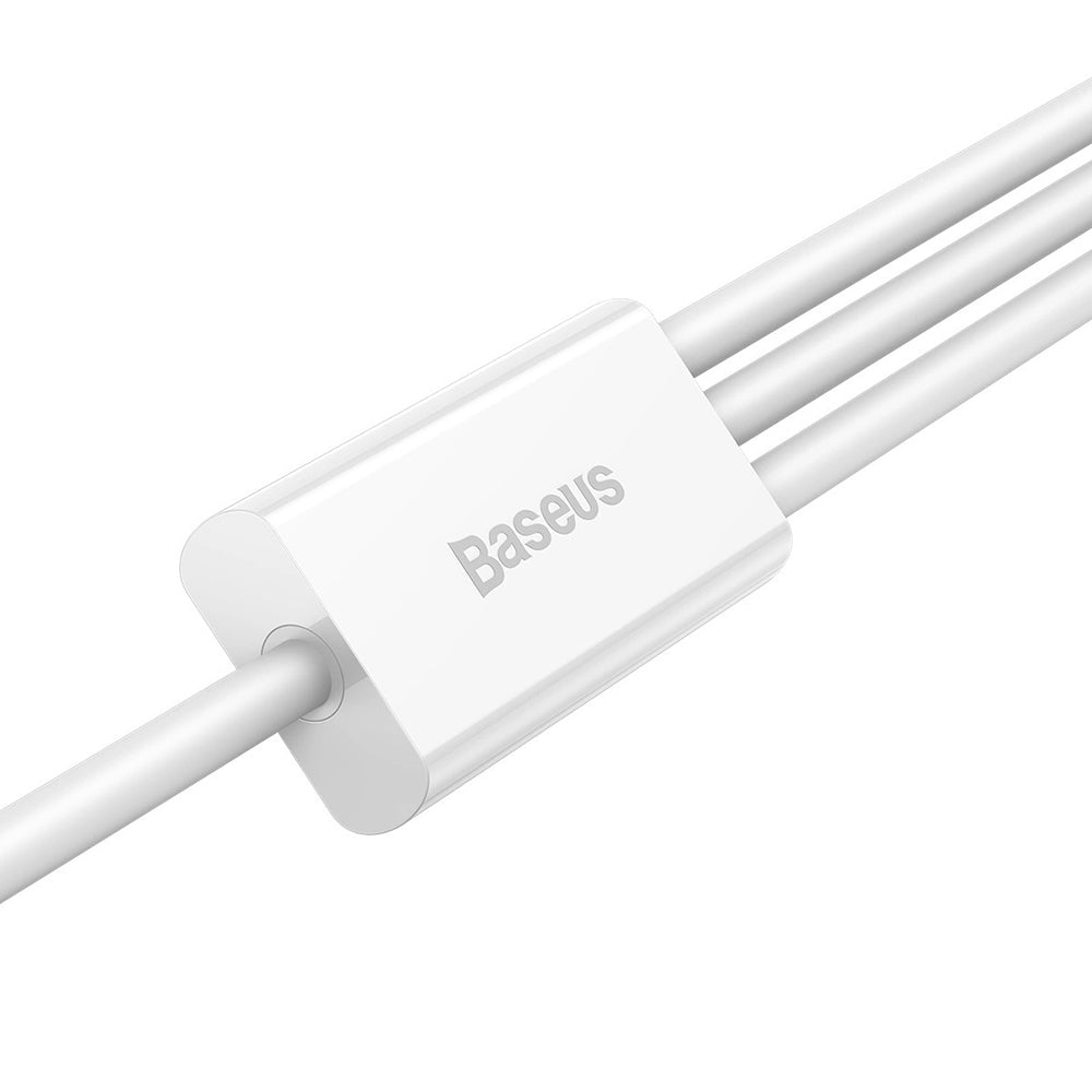 Kabel za punjenje USB-A - Lightning / microUSB / USB-C Baseus Superior 3in1 Series, 20W, 1m, Bijeli P10320105221-00