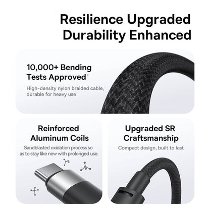 Kabel za punjenje USB-A - Lightning / microUSB / USB-C Baseus StarSpeed 3in1, 20W, 0.6m, Crni P10319900111-00