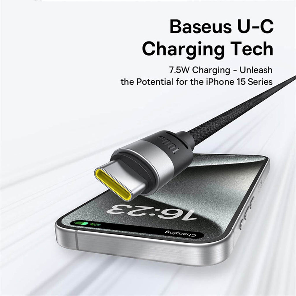 Kabel za punjenje USB-A - Lightning / microUSB / USB-C Baseus StarSpeed, 100W, 1.5m, Bijeli P10319900211-00