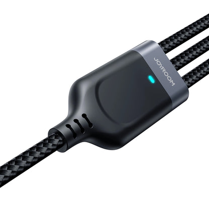 Kabel za punjenje USB-A - Lightning / microUSB / USB-C Joyroom S-A18 3u1, 20W, 0.3m, Crni