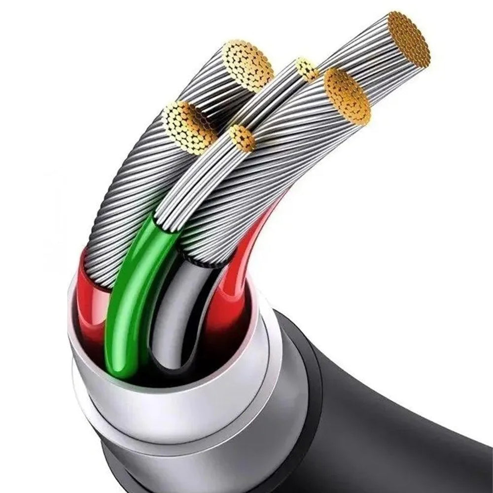 Kabel za punjenje USB-A - Lightning / microUSB / USB-C Baseus 3u1, 100W, 1.5m, Bijeli P10377705213-00