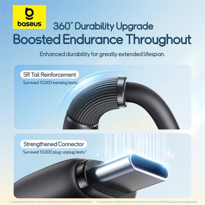 Kabel za punjenje USB-A - Lightning / microUSB / USB-C Baseus Ultra Fast 3in1, 18W, 1.3m, Crni P10376303121-00