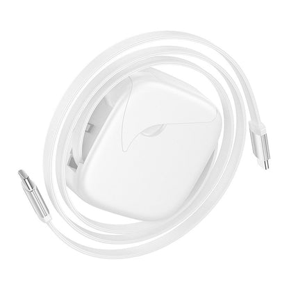 Kabel za podatke i punjenje USB-C - USB-C HOCO U140, 60W, 0.95m, Bijeli