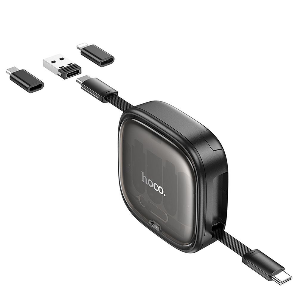 Kabel za podatke i punjenje USB-C - USB-C HOCO U140, 60W, 0.95m, Crni