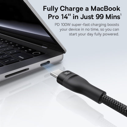 USB-C punjački kabel - 3 x USB-C Baseus Flash Series III 3in1, 100W, 1.5m, Crni P10377503111-00