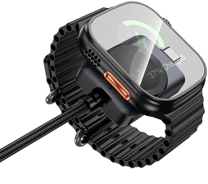 USB-C - USB-C kabel za punjenje HOCO CW66 2u1, 100W, 1.2m, Crna