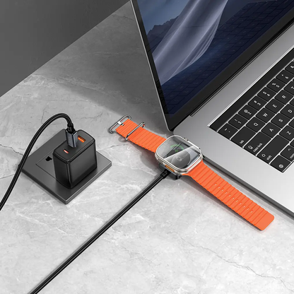 USB-C - USB-C kabel za punjenje HOCO CW66 2u1, 100W, 1.2m, Crna