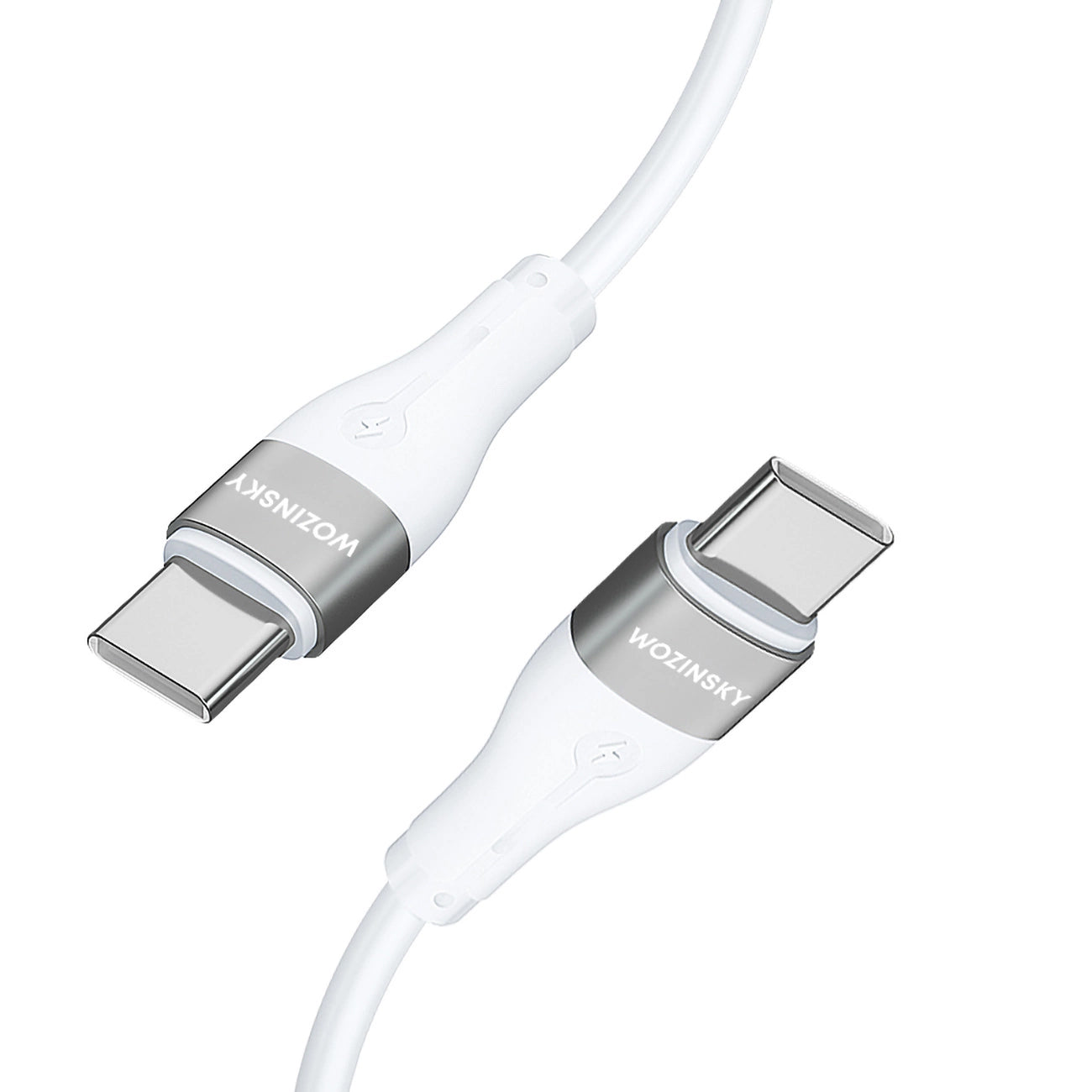 USB-C - USB-C punjački kabel WZK WSTCC1, 65W, 1m, bijeli