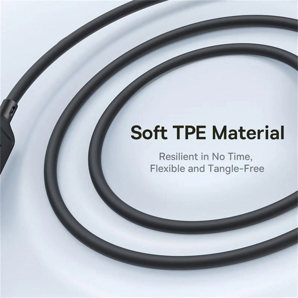 USB-C - Lightning / microUSB / USB-C Baseus Silky 3in1 kabel za punjenje, 100W, 1.5m, Crni P10376303121-01