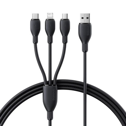 Kabel za punjenje USB-C - Lightning / microUSB / USB-C Baseus Ultra Fast 3in1, 20W, 0.8m, Crni P10377501111-00