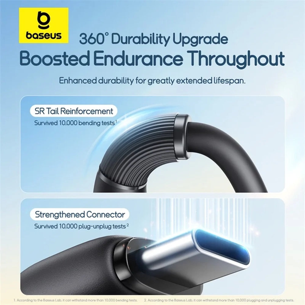 Kabel za punjenje USB-C - Lightning / microUSB / USB-C Baseus Ultra Fast 3in1, 20W, 0.8m, Crni P10377501111-00