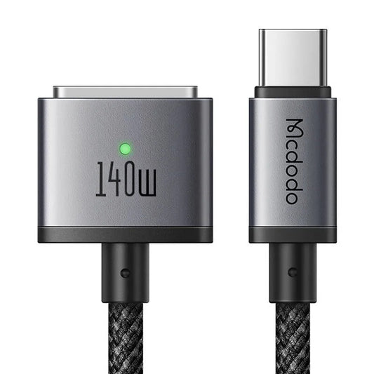 Kabel za punjenje McDodo CA-1470, USB-C - MagSafe 3, 140W, 2m, Crni