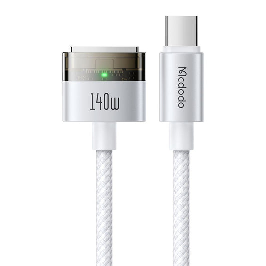 Kabel za punjenje McDodo CA-2071, USB-C - MagSafe 3, 140W, 2m, Bijeli